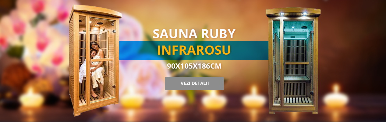 Sauna Ruby Infrarosu 90x105x186cm